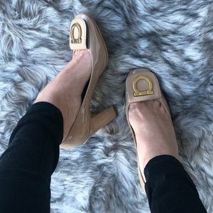 Ferragamo | Limited Edition Nude Patent Heel